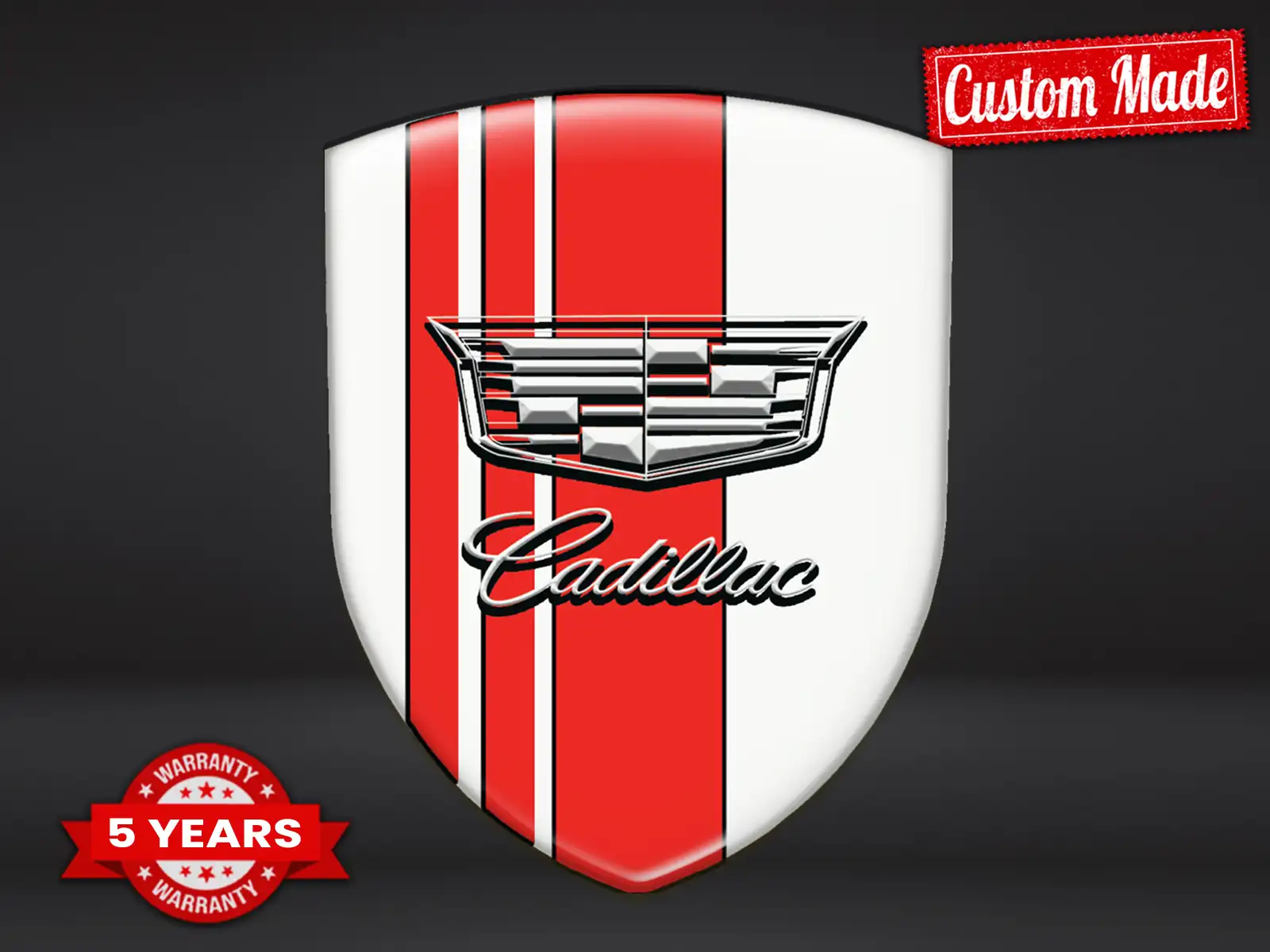 Cadillac Pegatinas Graciosas Auto Resistentes Profesional ST